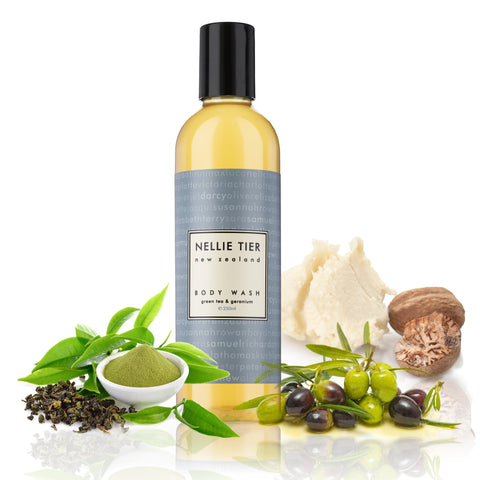 Nellie Tier Body Wash Green Tea Geranium