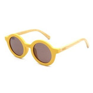 Moana Road Sunglasses Bambino Yellow Wood Arms