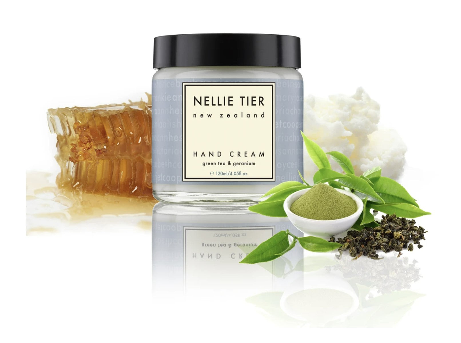 Nellie Tier Hand Cream mls Green Tea Geranium