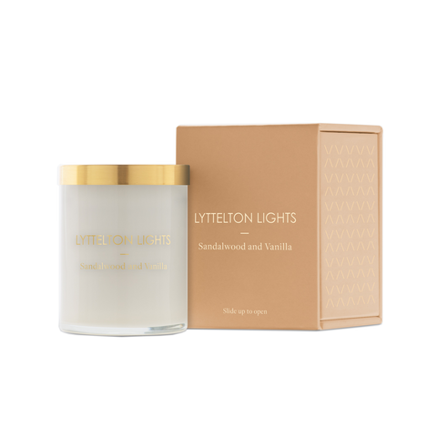 Lyttelton Lights Small Candle Sandalwood Vanilla
