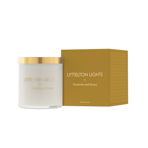 Lyttelton Lights Medium Candle Nectarine Honey