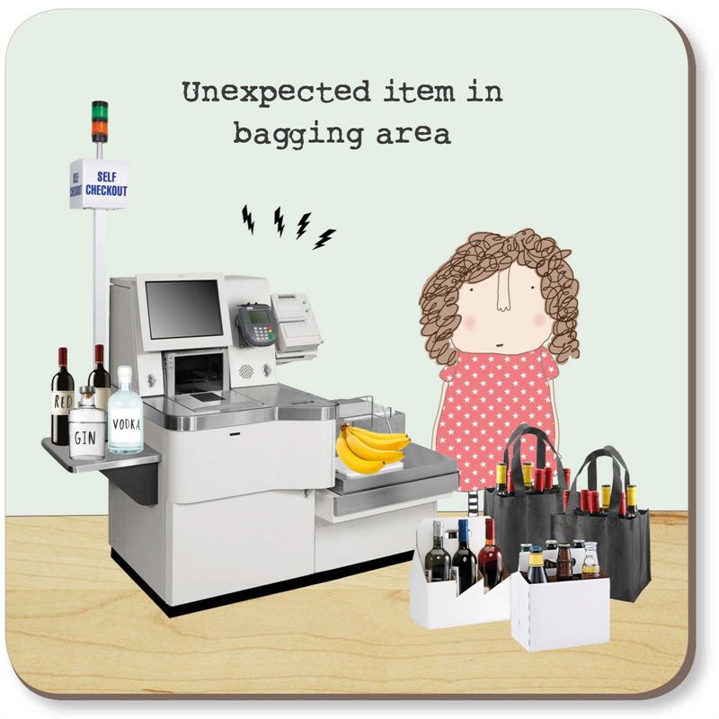 Rosie Made A Thing Bagging Area Coaster CST009
