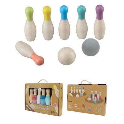 Wooden Bowling Set