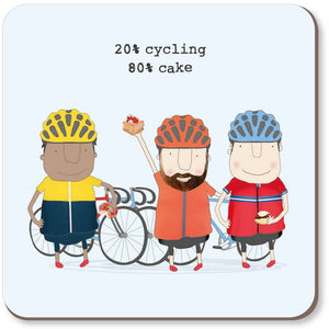 Cycling Cake Boy Coaster RMCST038