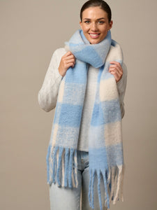 Tiger Tree Cloud Checkers Scarf