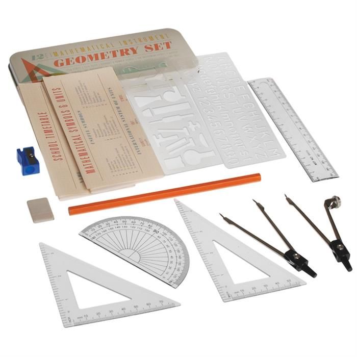 Vintage Geometry Set