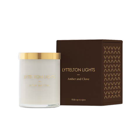 Lyttelton Lights Small Candle Amber Clove