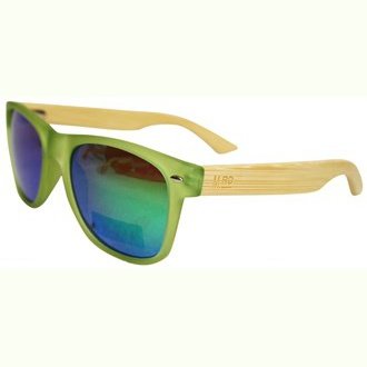 Moana Road Sunglasses Green reflective lens