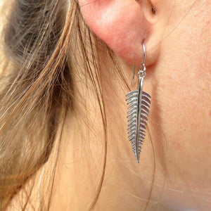 Wildside Silver Fern Earrings XP